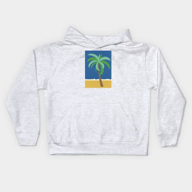 Desert Palm Kids Hoodie by Rosi Feist